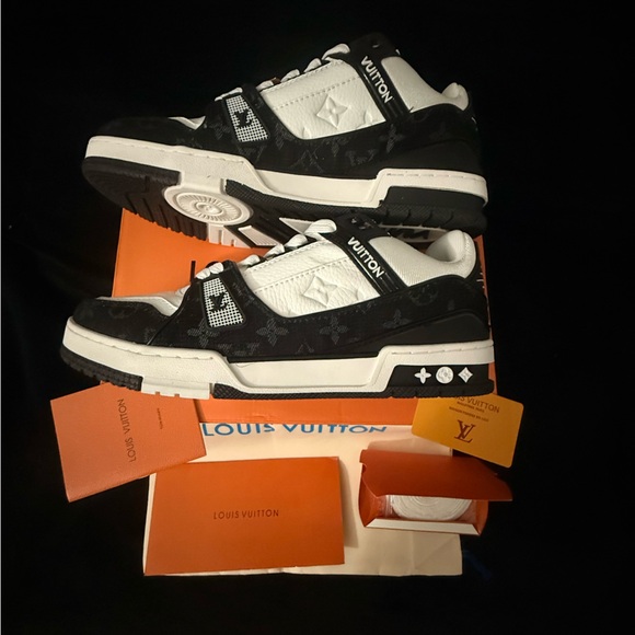 Louis Vuitton Other - Louis Vuitton Black Cowboy Trainers Men’s sz 11